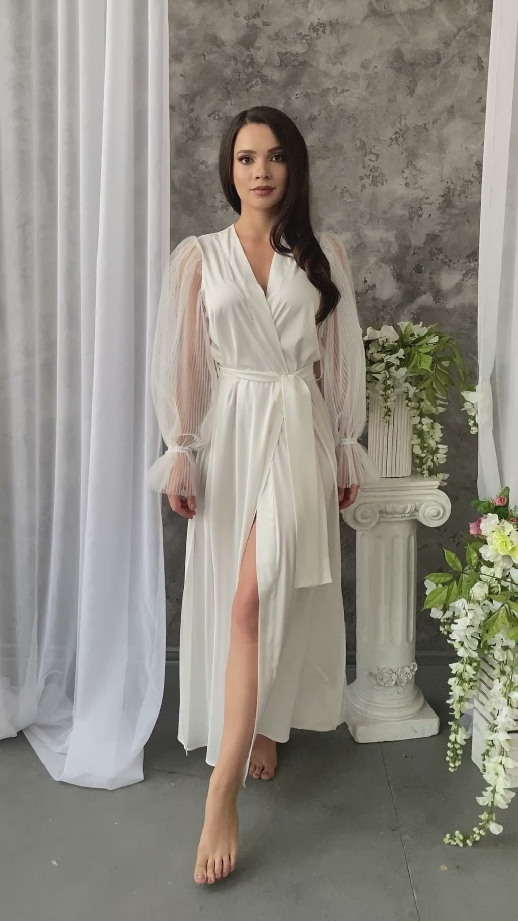 bridal robe