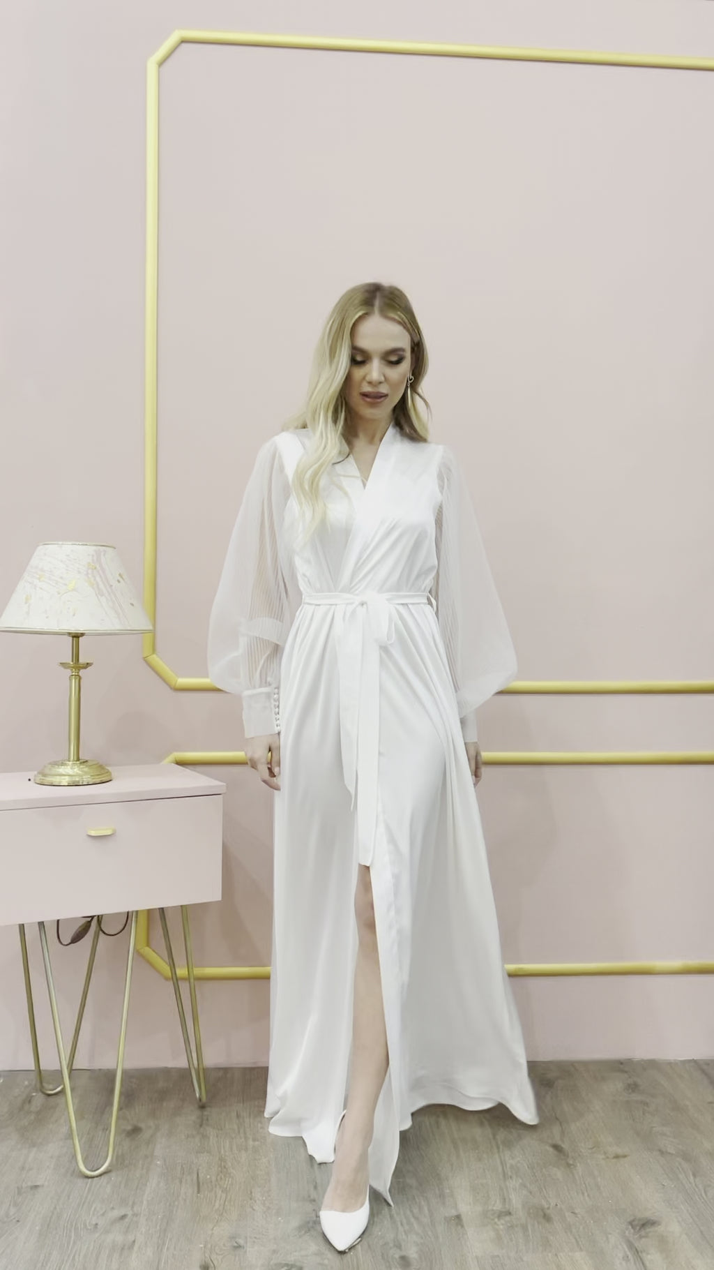 wedding robe long